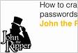 How I Cracked the password by using John The Rippe